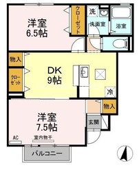 アンソレーヌ　Ｃ棟の物件間取画像